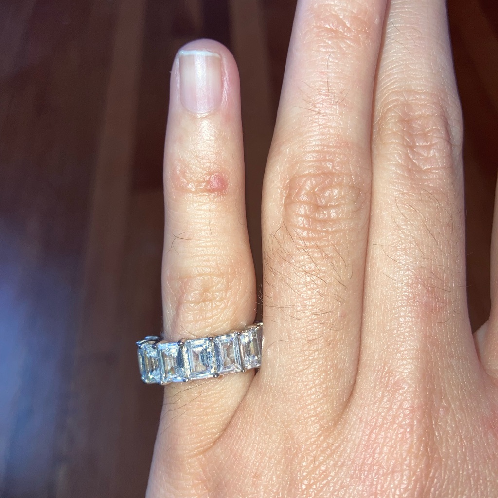 Must Go Nwt The M Jewelers Ring Silver Tone Ring. Read Description